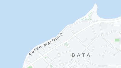 Mapa de localização do hotel