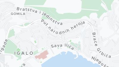 Hotel location map