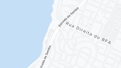 Mapa de localização do hotel