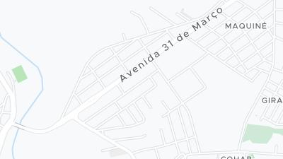 Kort over hotellets beliggenhed