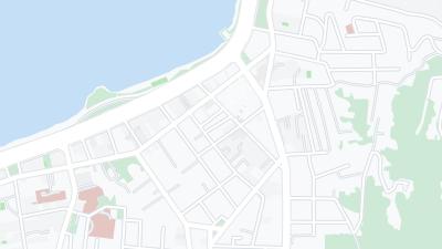 Kaart met de situering van het hotel