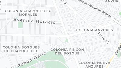 Mapa de localização do hotel