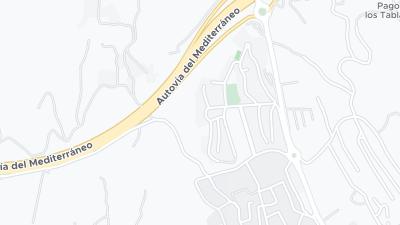 Hotel location map