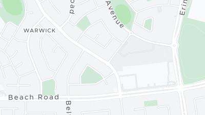 Kaart met de situering van het hotel