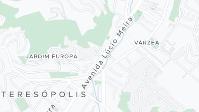 Kaart met de situering van het hotel