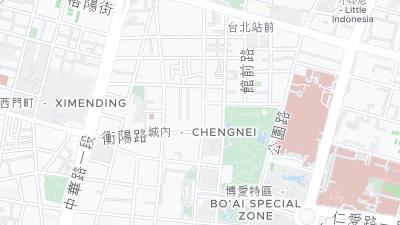 Hotel location map