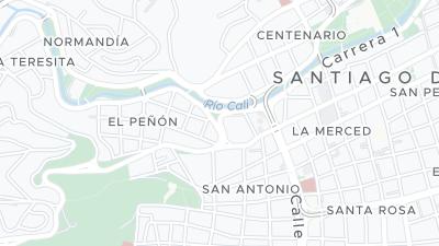 Kort over hotellets beliggenhed