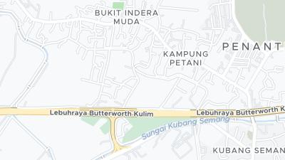 Mapa de localização do hotel