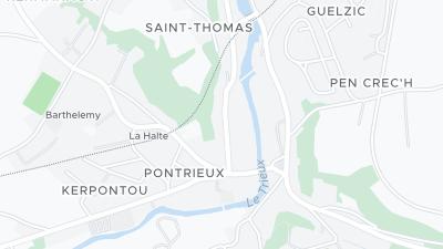 Kort over hotellets beliggenhed