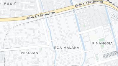 Mapa de localização do hotel