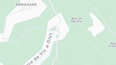 Mapa de localização do hotel