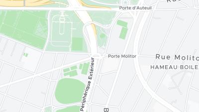 Plan de localisation de l'hôtel
