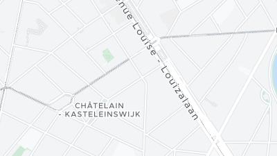 Kaart met de situering van het hotel