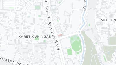 Mapa de localização do hotel