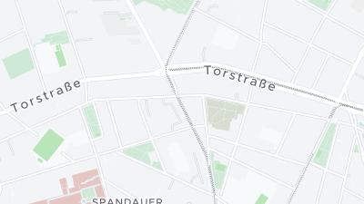 Kaart met de situering van het hotel