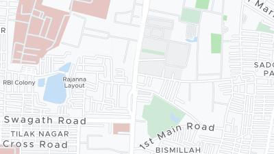 Mapa de localização do hotel