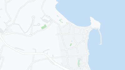 Kaart met de situering van het hotel