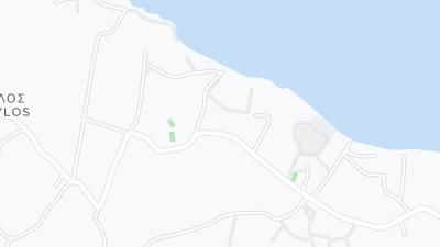 Kaart met de situering van het hotel