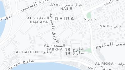 Hotel location map