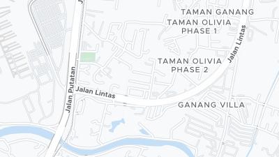 Mapa de localização do hotel