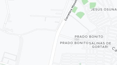 Mapa de localização do hotel