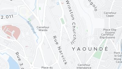 Kort over hotellets beliggenhed