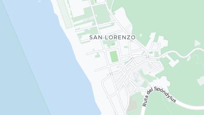 Kaart met de situering van het hotel