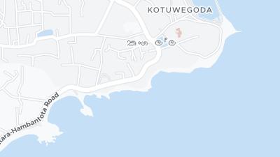 Mapa de localização do hotel