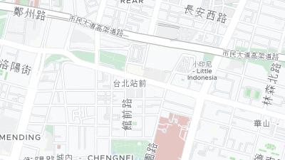 Hotel location map