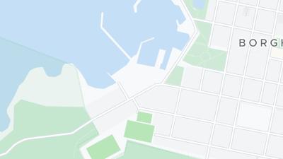 Kaart met de situering van het hotel