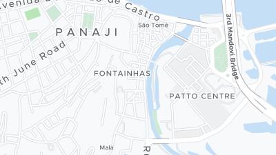 Mapa de localização do hotel