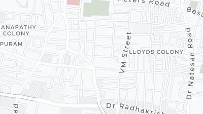 Hotel location map