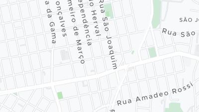 Kaart met de situering van het hotel