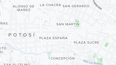 Hotel location map