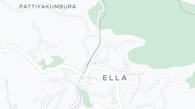 Kaart met de situering van het hotel