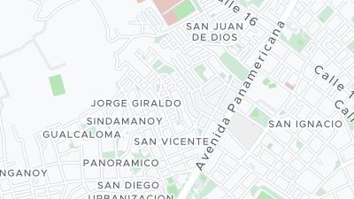 Hotel location map