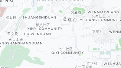 Kaart met de situering van het hotel