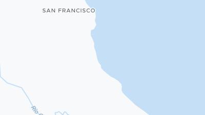 Kaart met de situering van het hotel