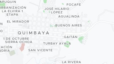 Kaart met de situering van het hotel