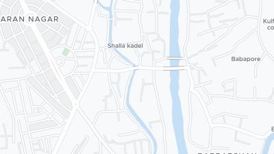 Mapa de localização do hotel