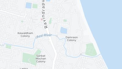 Hotel location map