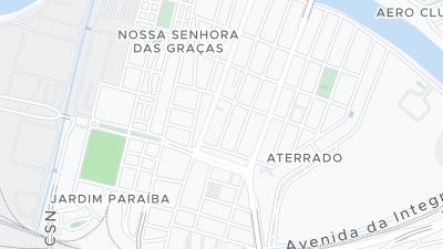 Mapa de localização do hotel