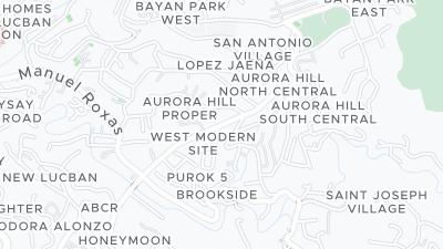 Mapa de localització de l'hotel