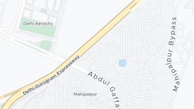 Mapa de localização do hotel