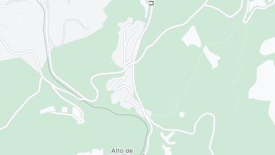 Kaart met de situering van het hotel