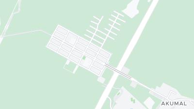 Kaart met de situering van het hotel