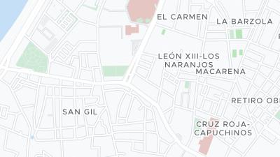 Hotel location map