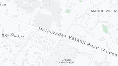 Mapa de localização do hotel