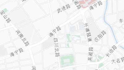 Kaart met de situering van het hotel