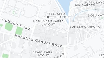 Kaart met de situering van het hotel